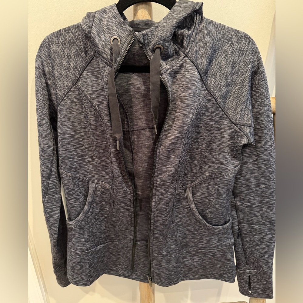 Women's Gray Hooded Jacket